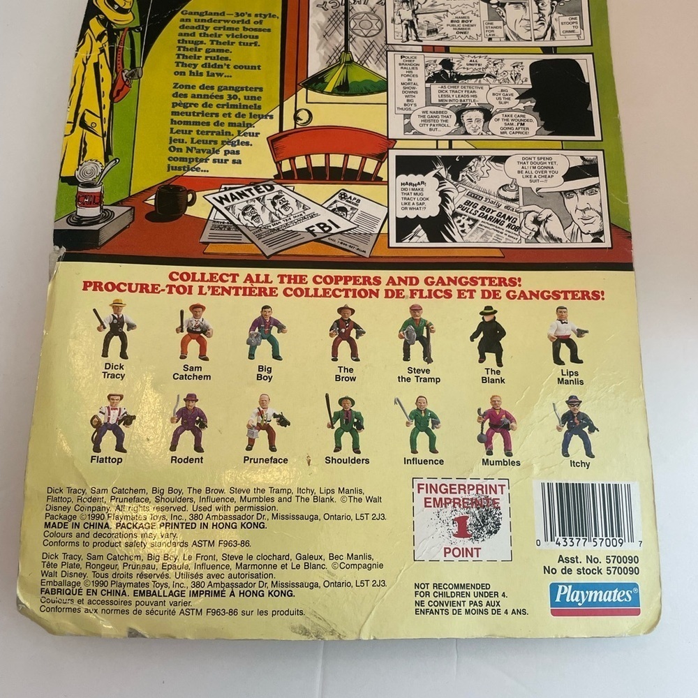 Dick Tracy The Tramp Figure 1990 Playmates 5711 - Picture 2 of 2